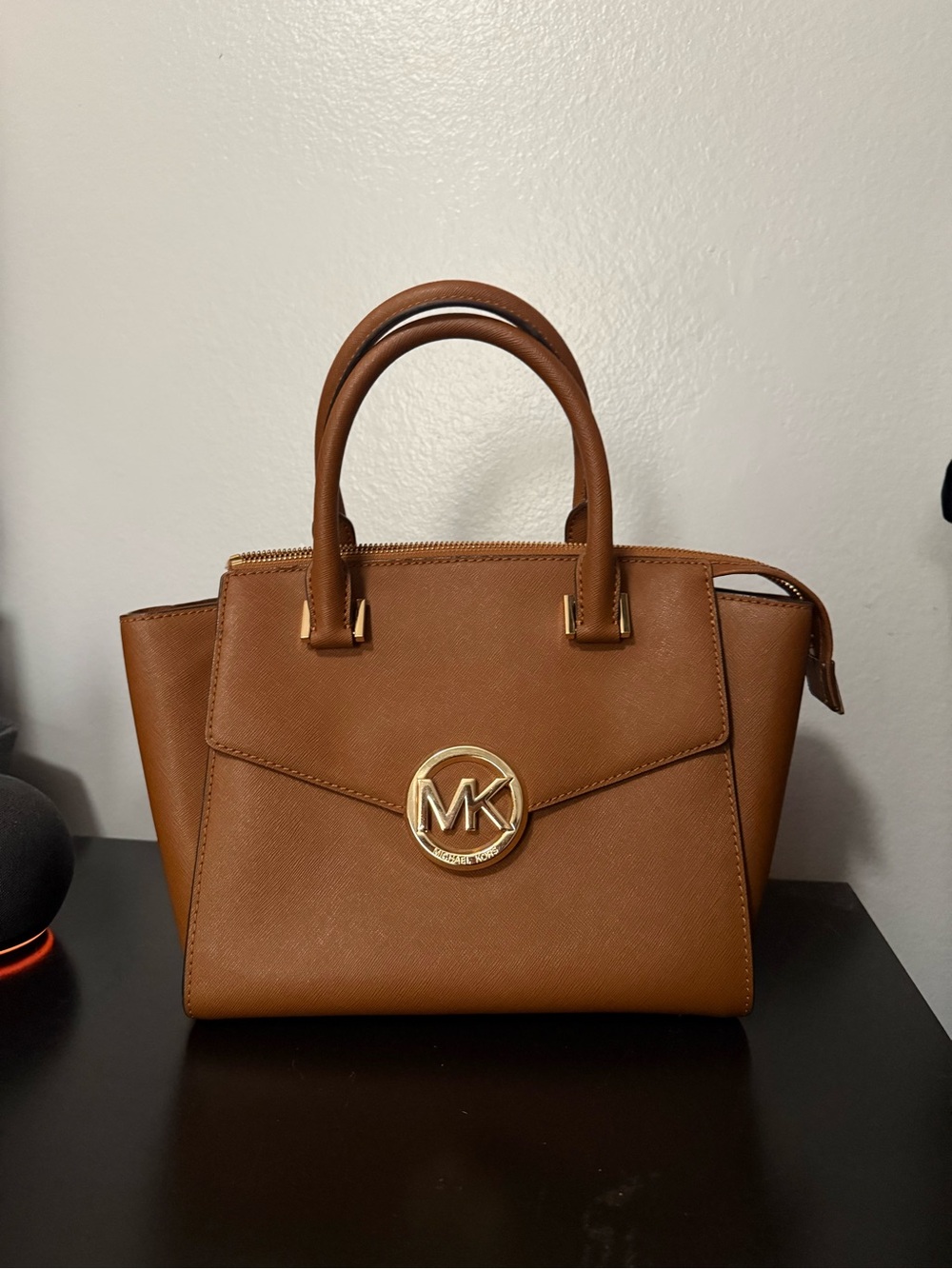 Michael Kors Hudson Saffiano Leather Handbag